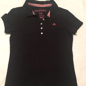 Aeropostale Women/Juniors Polo Short Sleeve Shirt